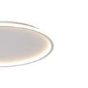 iBruzzi Plafonnier Bacoli Blanc Sable / Or Brosse  